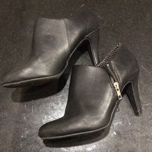 Black Heeled Dress Boots